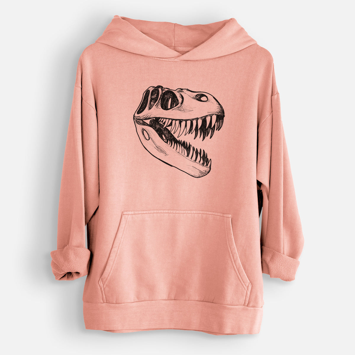 Tyrannosaurus Rex Skull  - Urban Heavyweight Hoodie