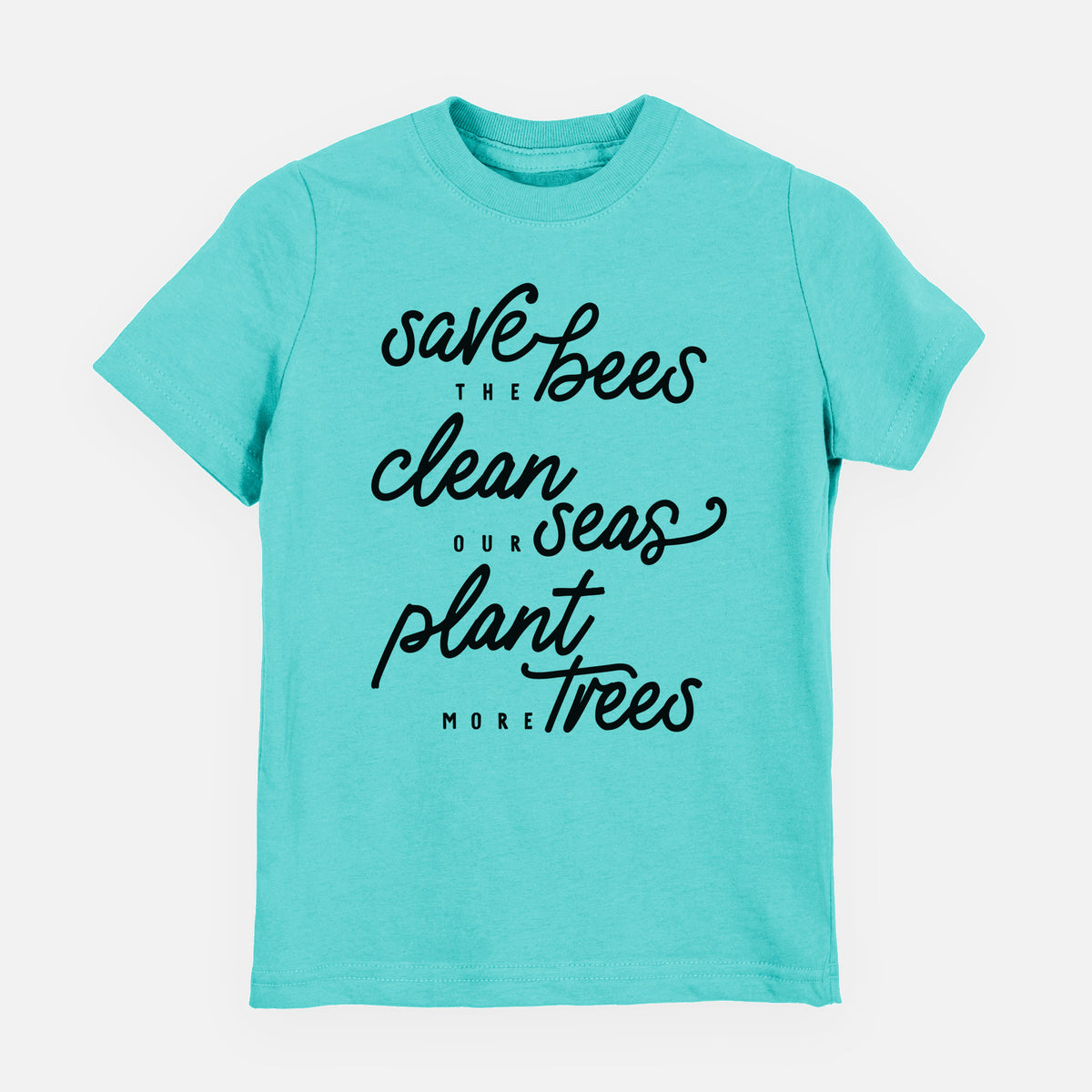 Bees Seas Trees - Typography - Toddler/Youth Shirt