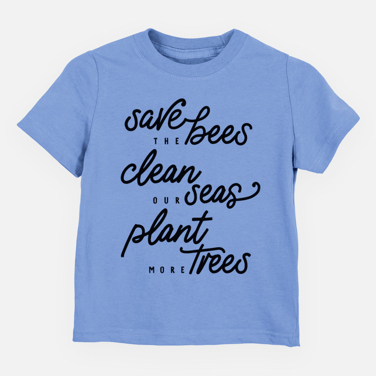 Bees Seas Trees - Typography - Toddler/Youth Shirt