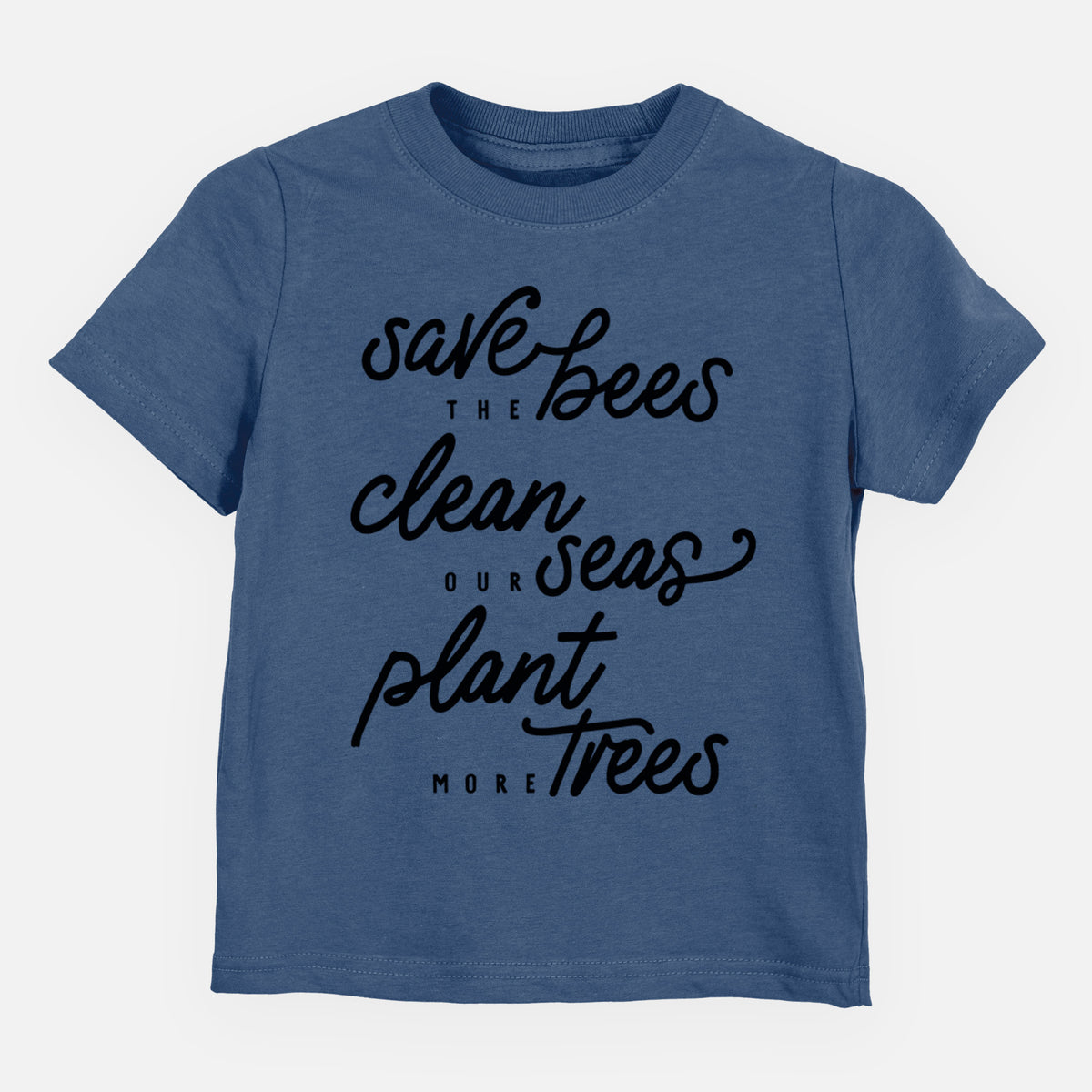 Bees Seas Trees - Typography - Toddler/Youth Shirt