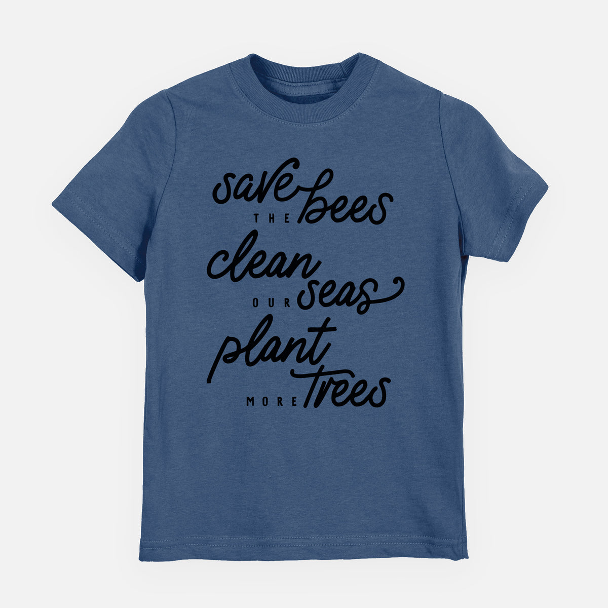 Bees Seas Trees - Typography - Toddler/Youth Shirt