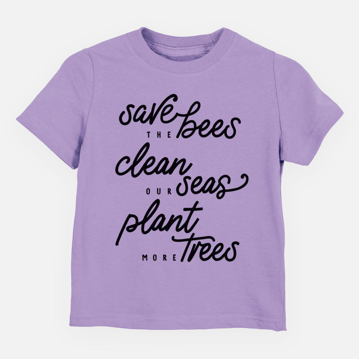 Bees Seas Trees - Typography - Toddler/Youth Shirt