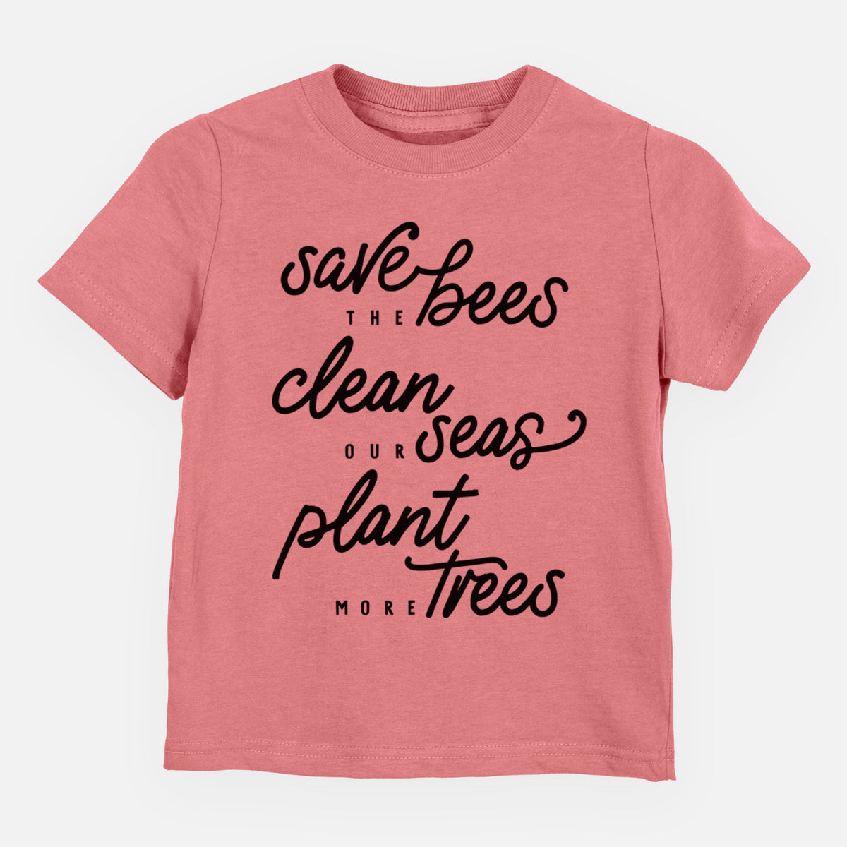 Bees Seas Trees - Typography - Toddler/Youth Shirt