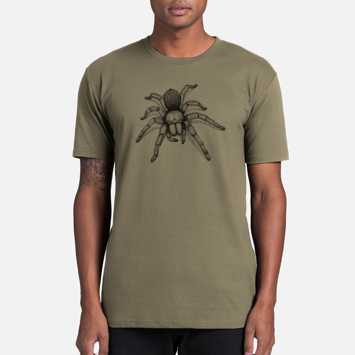 Desert Blonde Tarantula - Aphonopelma chalcodes - Mens Everyday Staple Tee