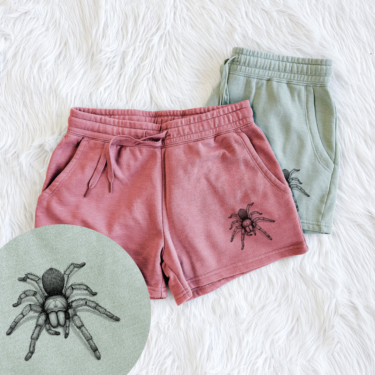 Desert Blonde Tarantula - Aphonopelma chalcodes - Women&#39;s Cali Wave Shorts