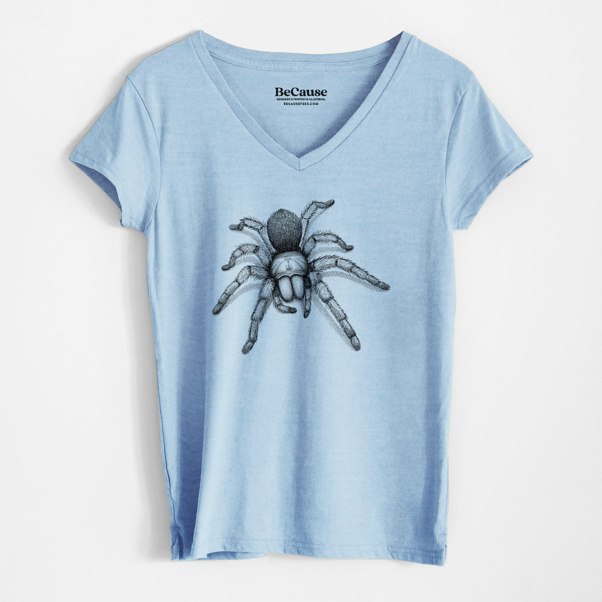 Desert Blonde Tarantula - Aphonopelma chalcodes - Women&#39;s 100% Recycled V-neck