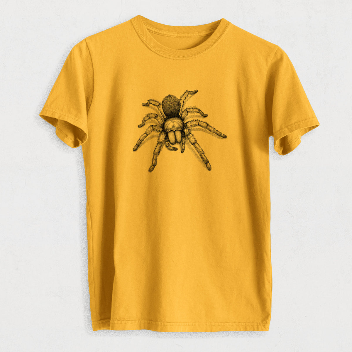 Desert Blonde Tarantula - Aphonopelma chalcodes - Heavyweight Men&#39;s 100% Organic Cotton Tee