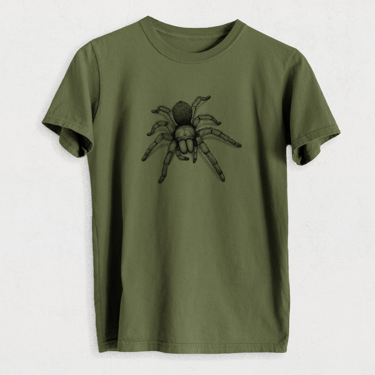 Desert Blonde Tarantula - Aphonopelma chalcodes - Heavyweight Men&#39;s 100% Organic Cotton Tee