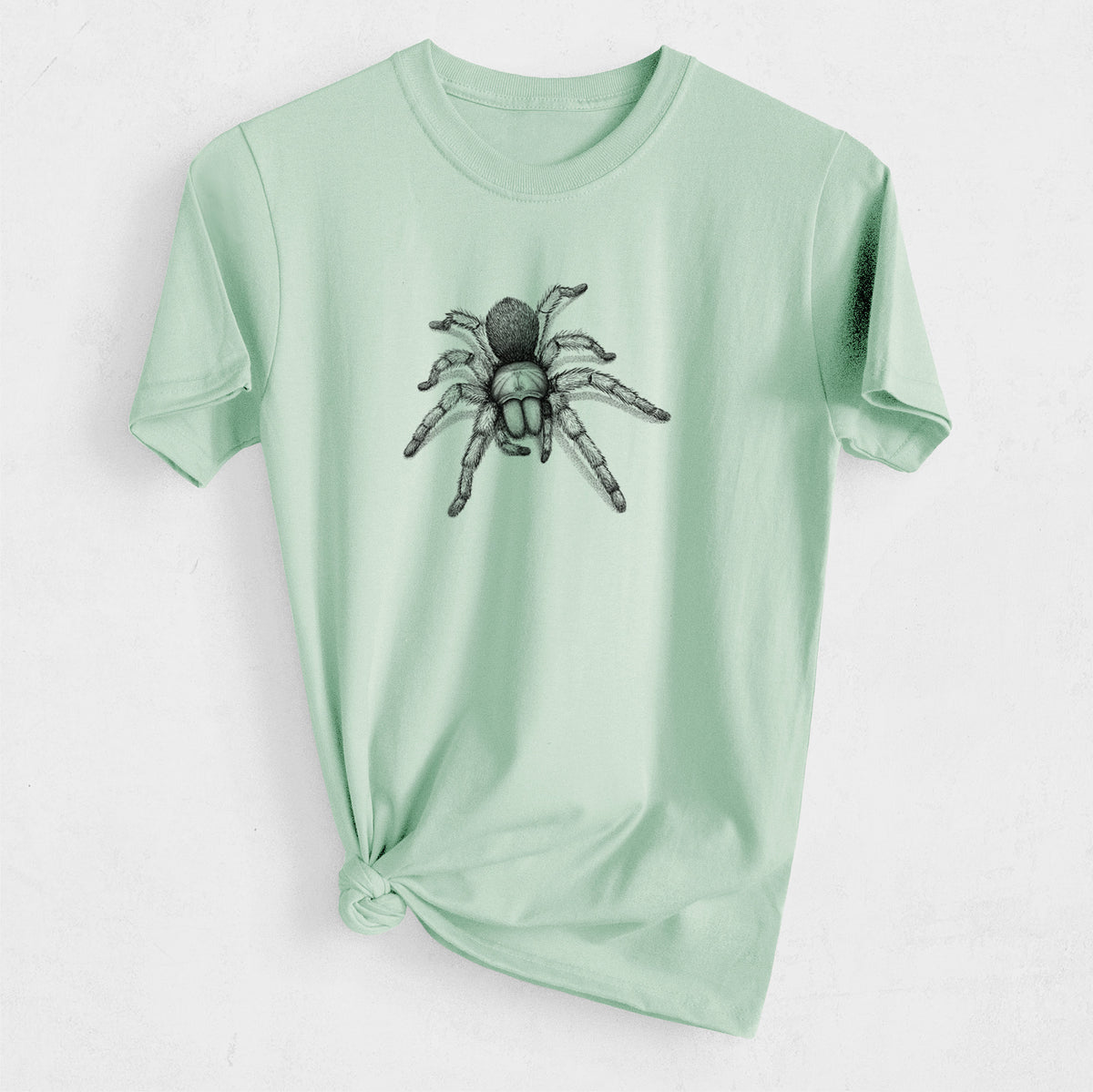 Desert Blonde Tarantula - Aphonopelma chalcodes - Heavyweight Men&#39;s 100% Organic Cotton Tee