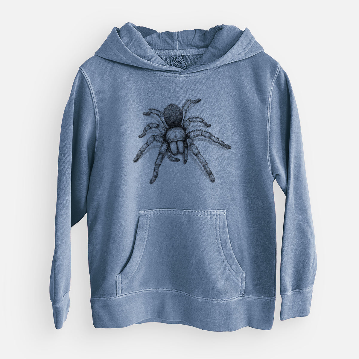 Desert Blonde Tarantula - Aphonopelma chalcodes - Youth Pigment Dyed Hoodie