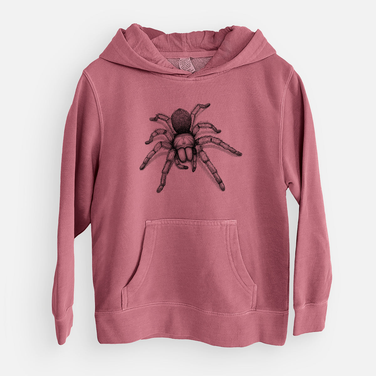 Desert Blonde Tarantula - Aphonopelma chalcodes - Youth Pigment Dyed Hoodie