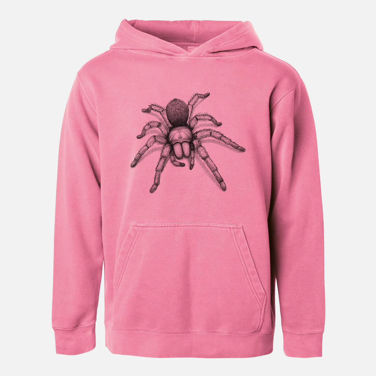 Desert Blonde Tarantula - Aphonopelma chalcodes - Youth Pigment Dyed Hoodie