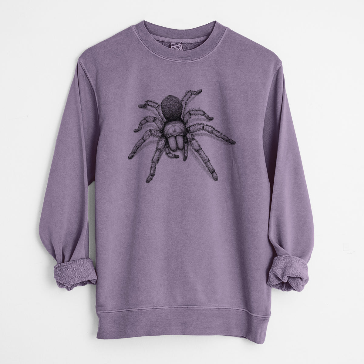 Desert Blonde Tarantula - Aphonopelma chalcodes - Unisex Pigment Dyed Crew Sweatshirt