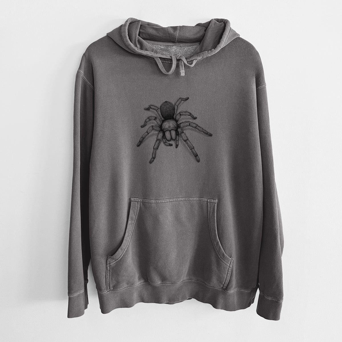 Desert Blonde Tarantula - Aphonopelma chalcodes - Unisex Pigment Dyed Hoodie