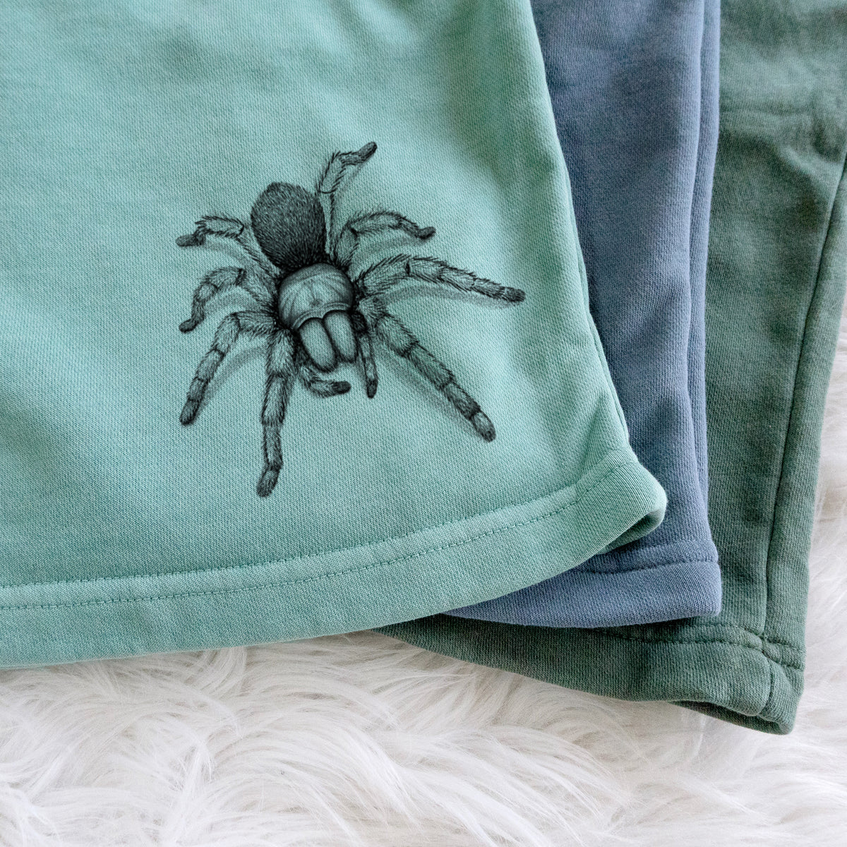 Desert Blonde Tarantula - Aphonopelma chalcodes - Unisex Pigment Dyed Shorts