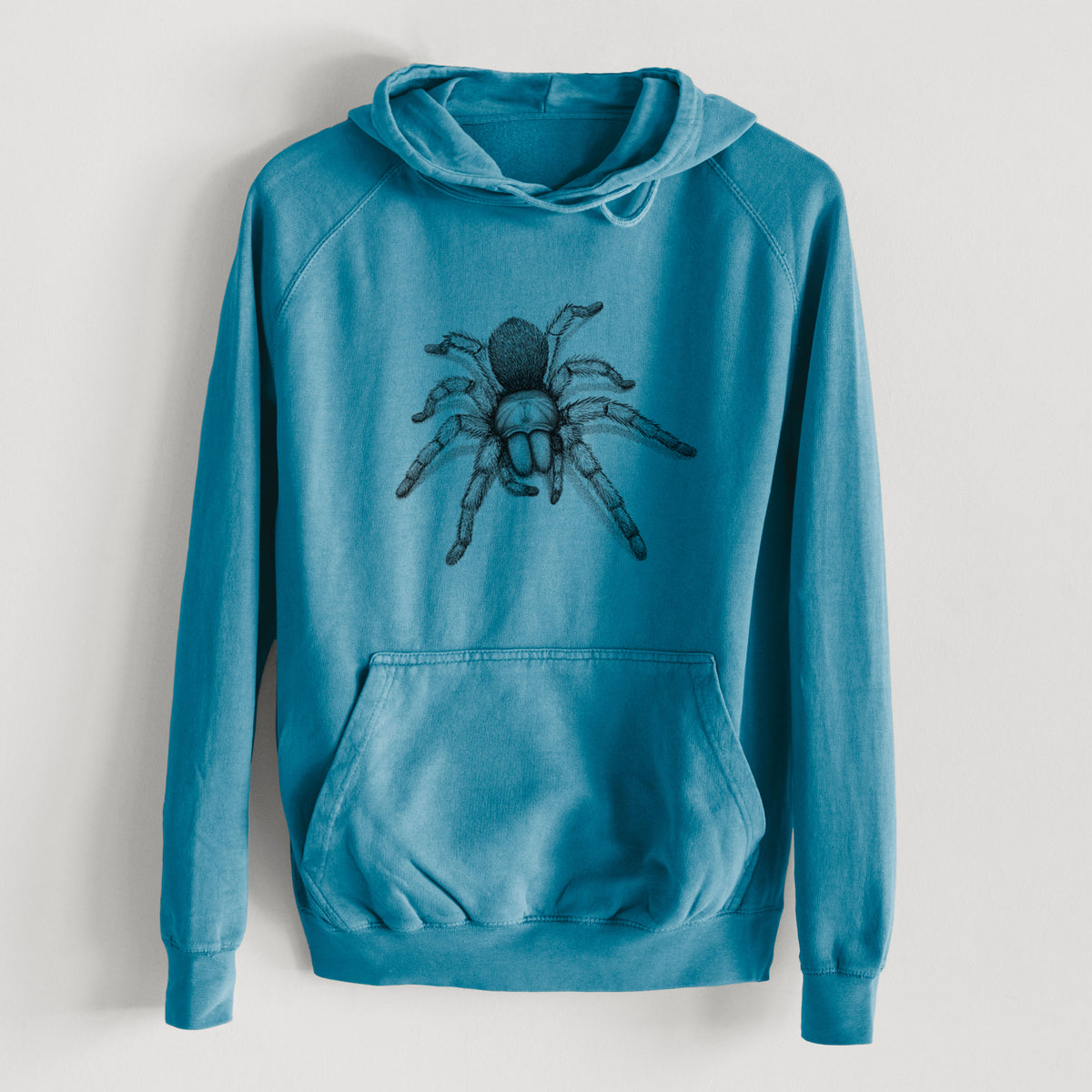 Desert Blonde Tarantula - Aphonopelma chalcodes  - Mid-Weight Unisex Vintage 100% Cotton Hoodie