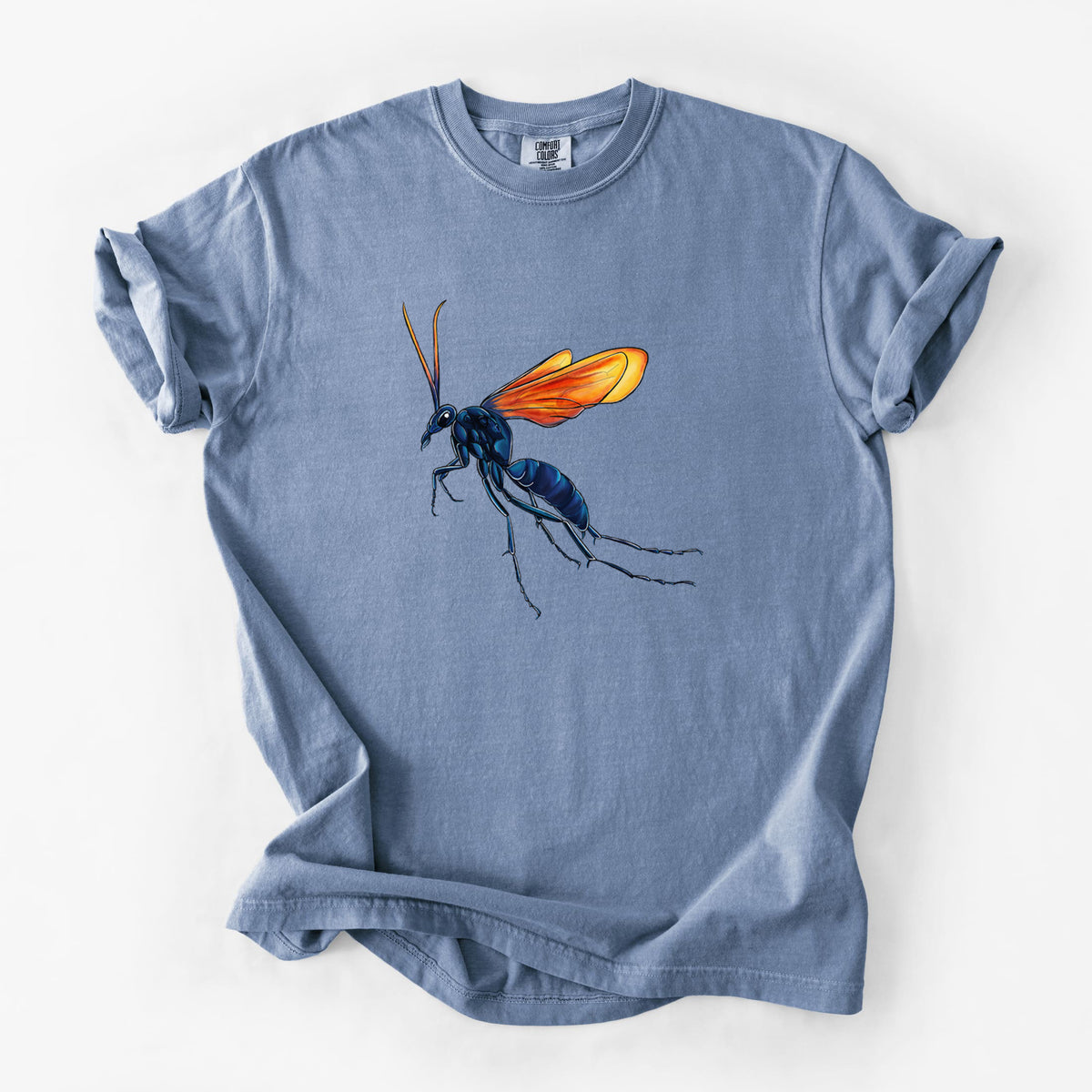 Tarantula Hawk Wasp - Pepsis grossa - Unisex Comfort Colors Garment-Dyed Heavyweight T-shirt