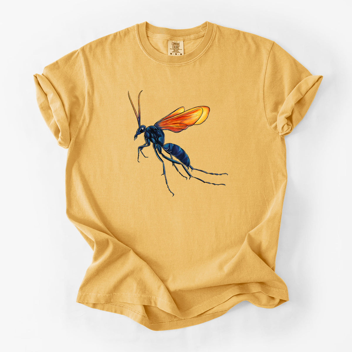 Tarantula Hawk Wasp - Pepsis grossa - Unisex Comfort Colors Garment-Dyed Heavyweight T-shirt