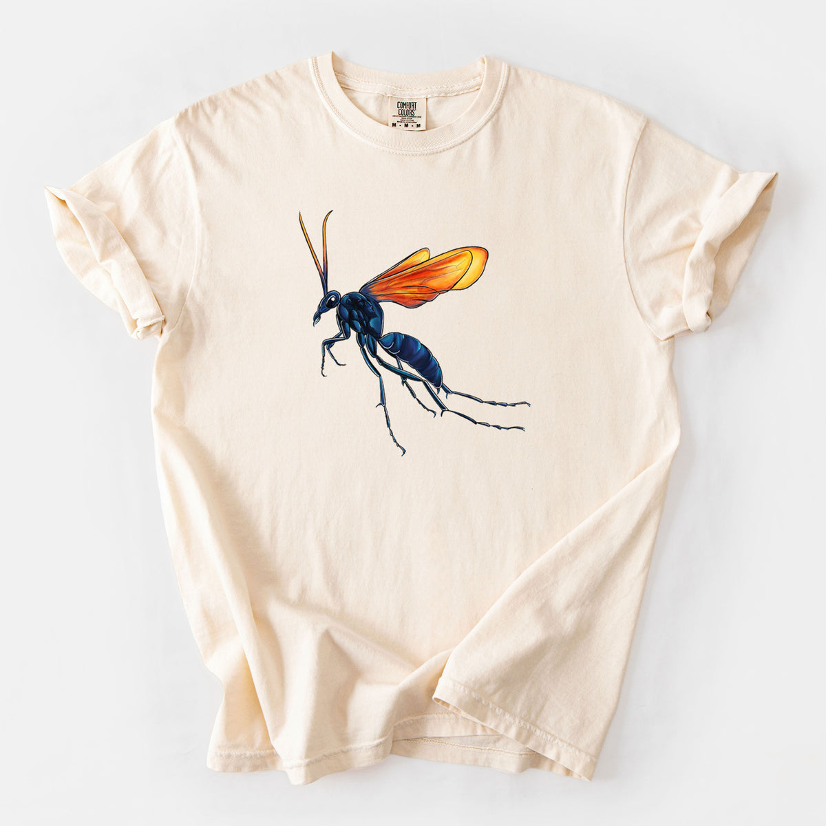 Tarantula Hawk Wasp - Pepsis grossa - Unisex Comfort Colors Garment-Dyed Heavyweight T-shirt