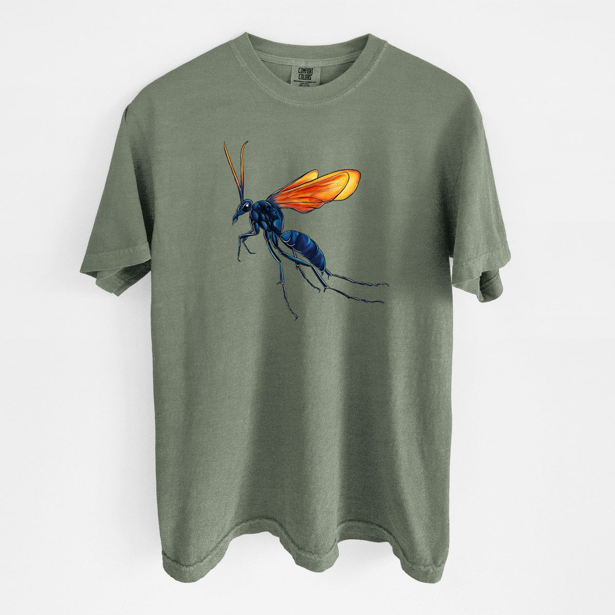 Tarantula Hawk Wasp - Pepsis grossa - Unisex Comfort Colors Garment-Dyed Heavyweight T-shirt