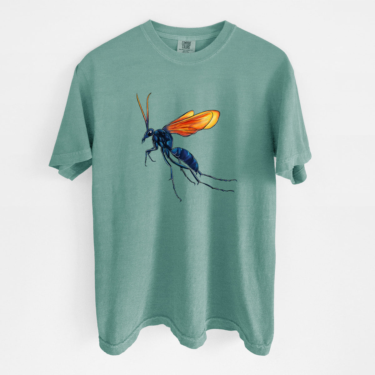 Tarantula Hawk Wasp - Pepsis grossa - Unisex Comfort Colors Garment-Dyed Heavyweight T-shirt