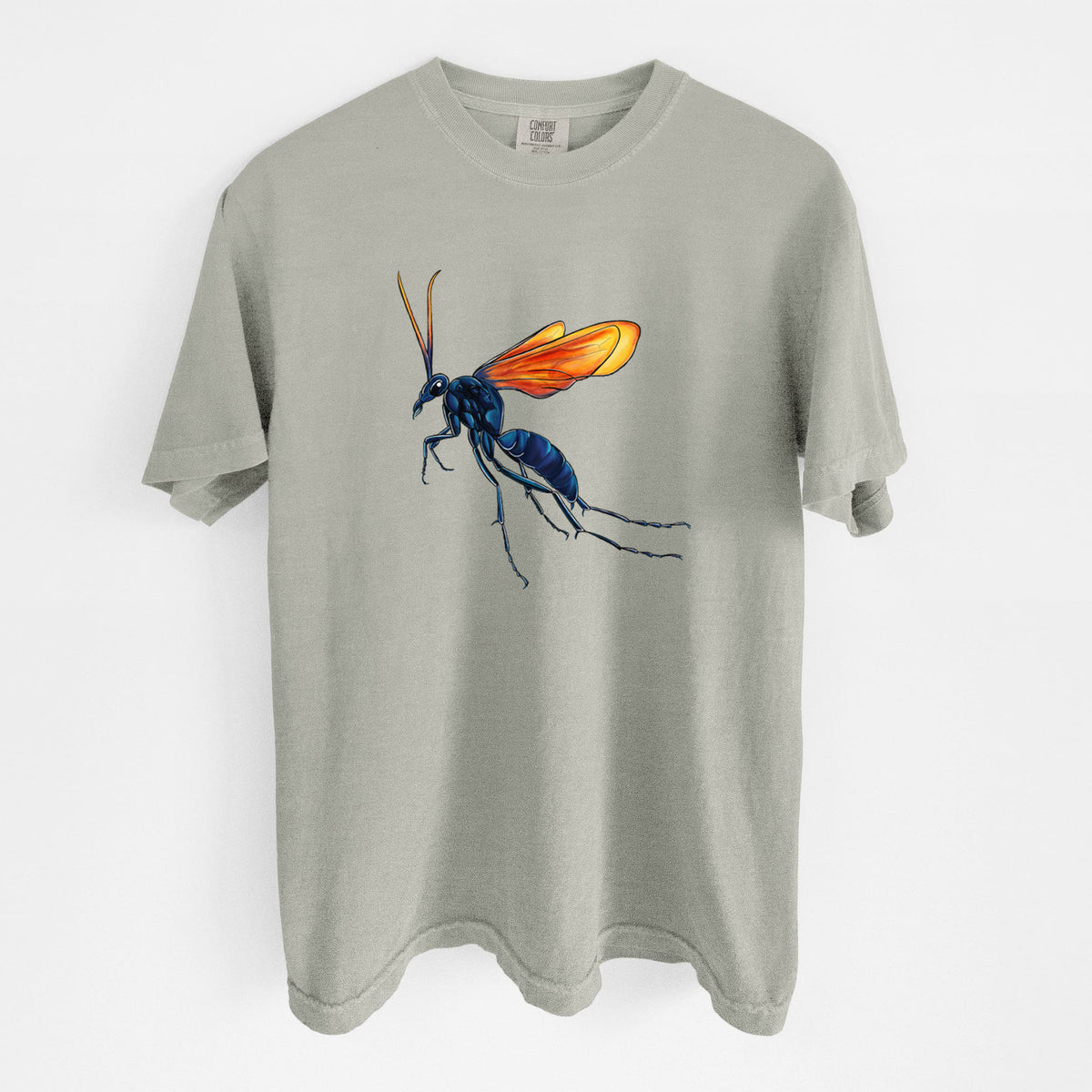 Tarantula Hawk Wasp - Pepsis grossa - Unisex Comfort Colors Garment-Dyed Heavyweight T-shirt