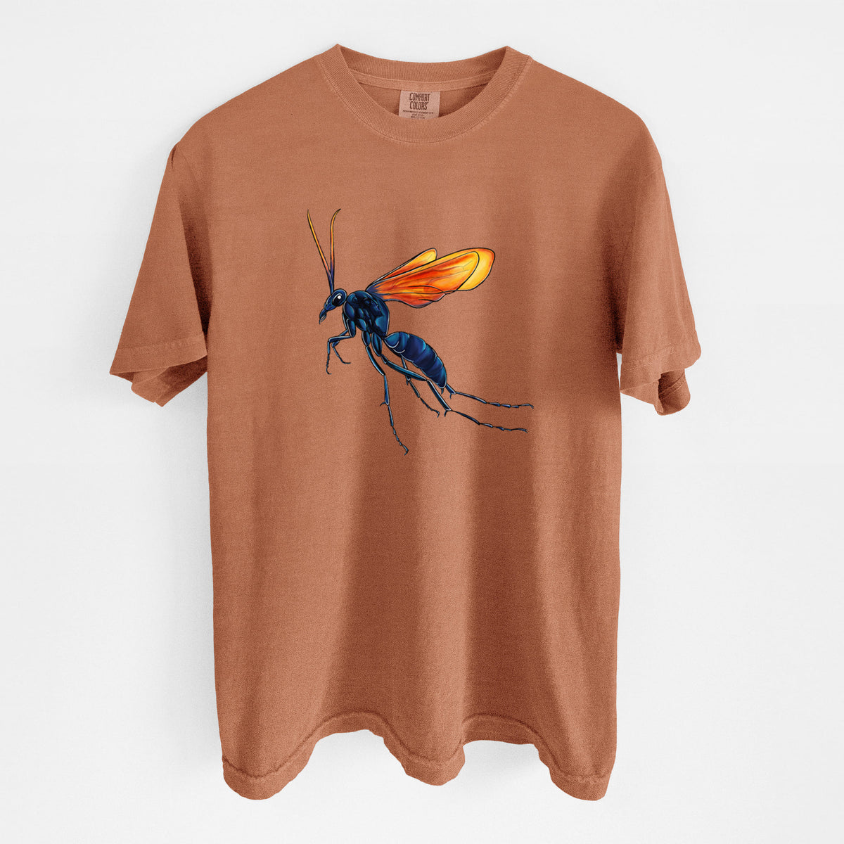 Tarantula Hawk Wasp - Pepsis grossa - Unisex Comfort Colors Garment-Dyed Heavyweight T-shirt