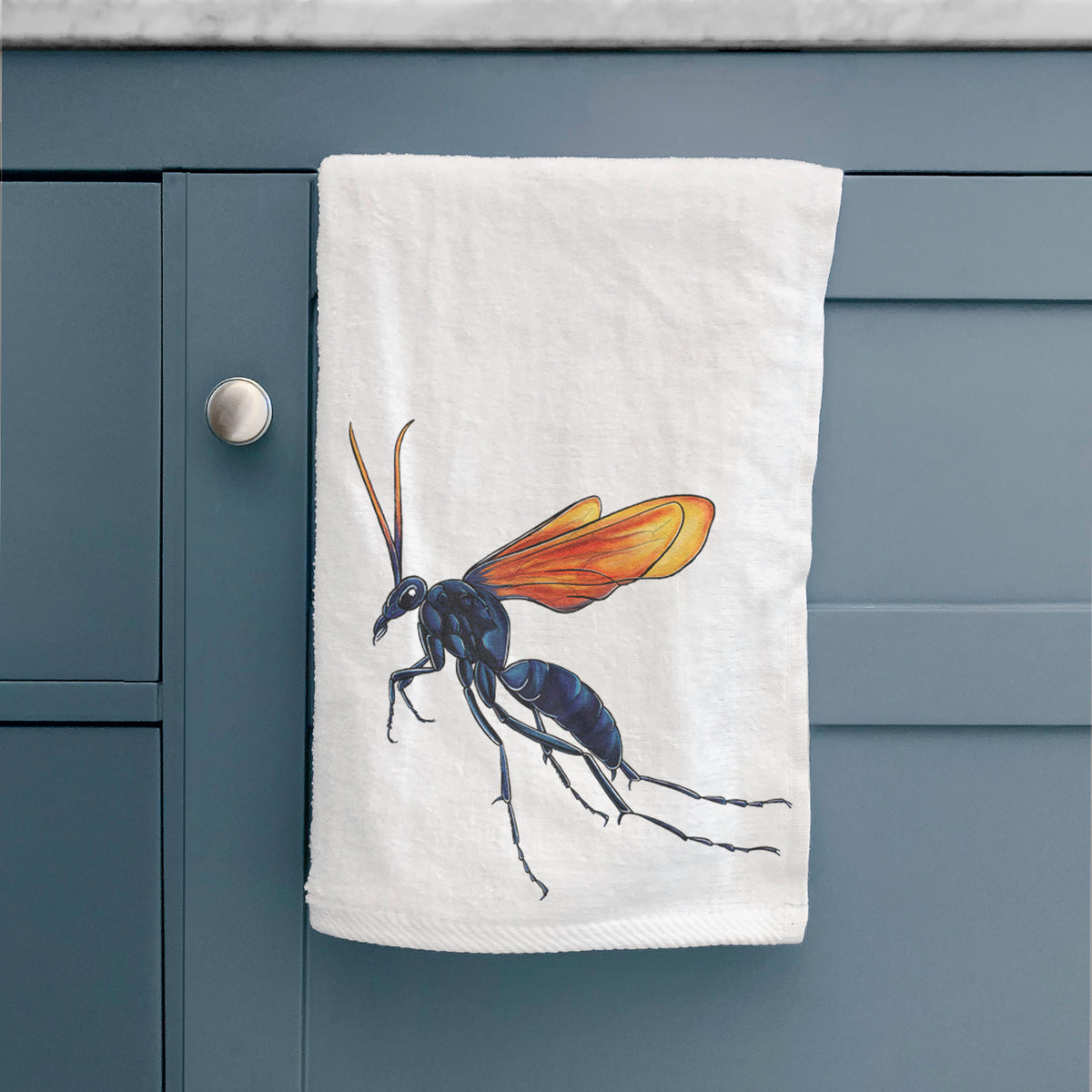 Tarantula Hawk Wasp - Pepsis grossa Premium Hand Towel