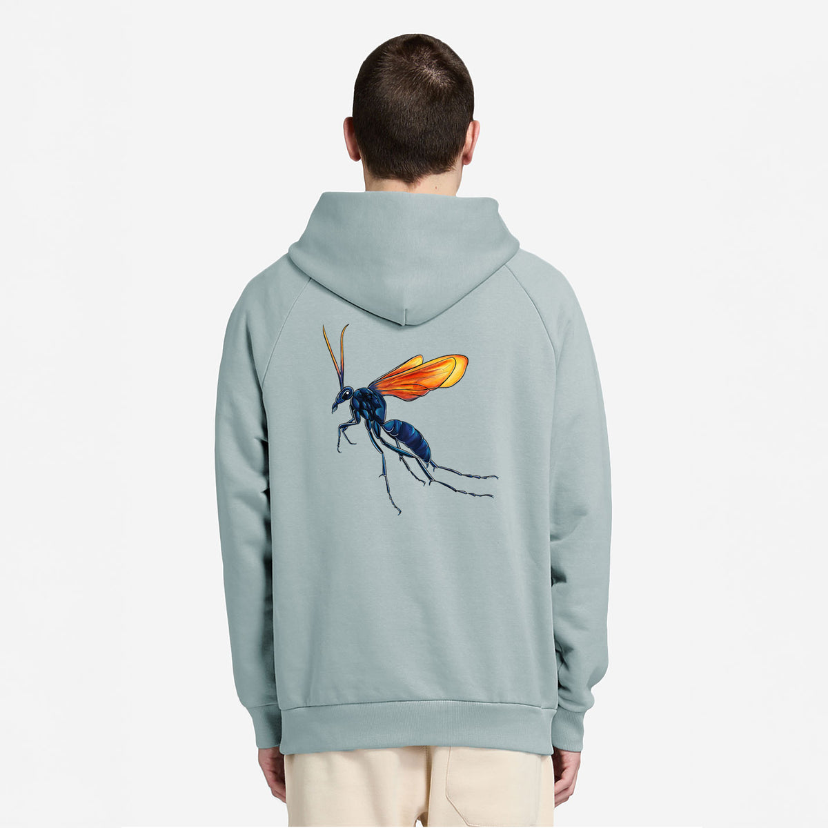 Tarantula Hawk Wasp - Pepsis grossa - UltraLuxe Heavyweight French Terry Hoodie
