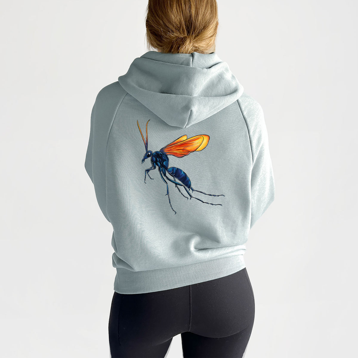 Tarantula Hawk Wasp - Pepsis grossa - UltraLuxe Heavyweight French Terry Hoodie