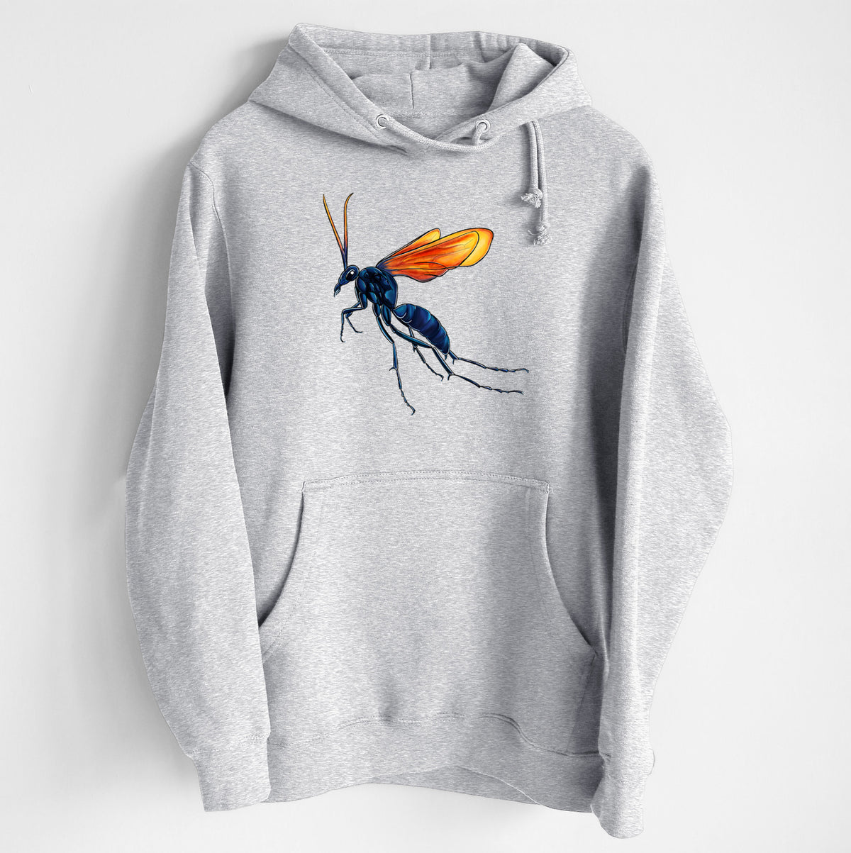 Tarantula Hawk Wasp - Pepsis grossa - Heavyweight Fleece Hoodie