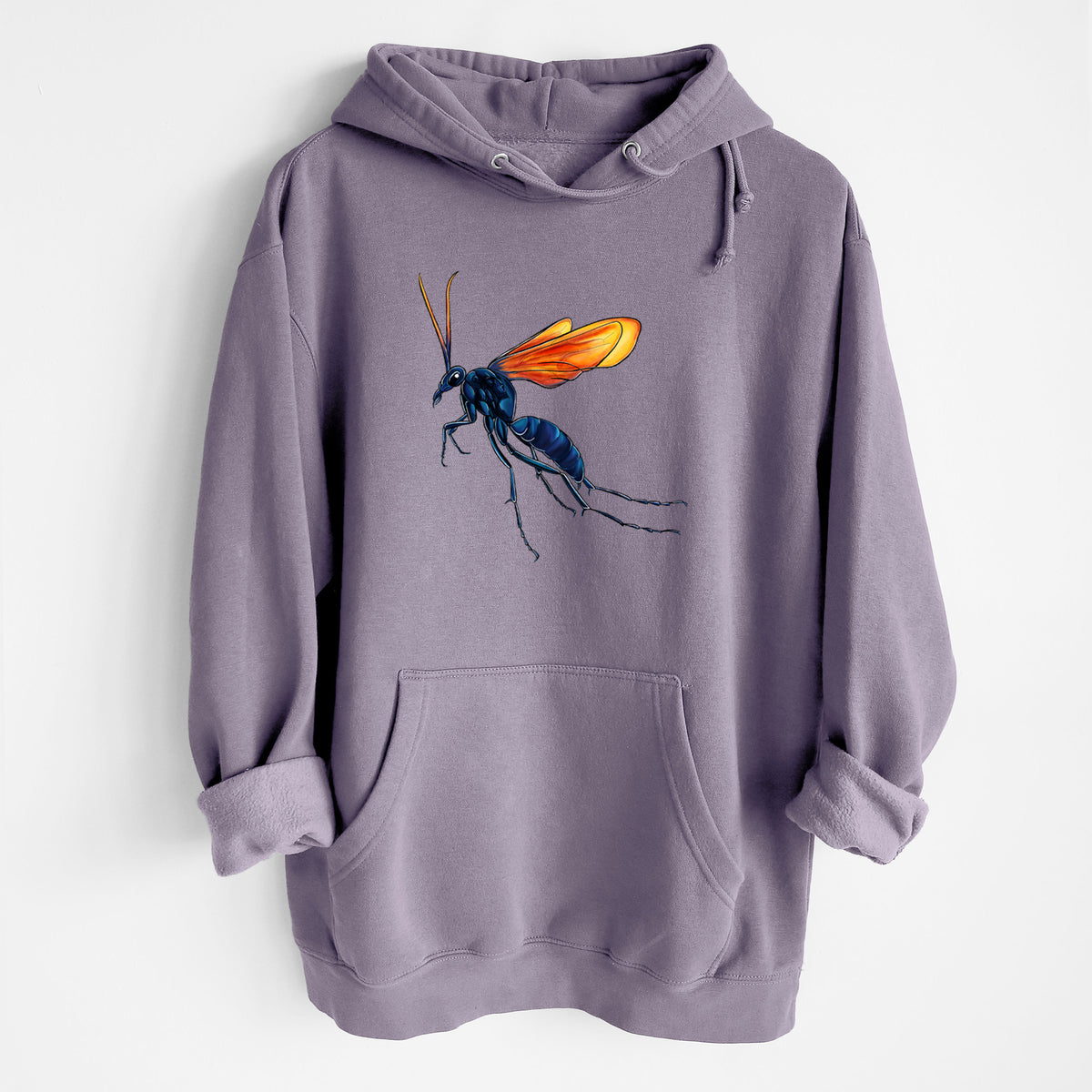Tarantula Hawk Wasp - Pepsis grossa - Heavyweight Fleece Hoodie