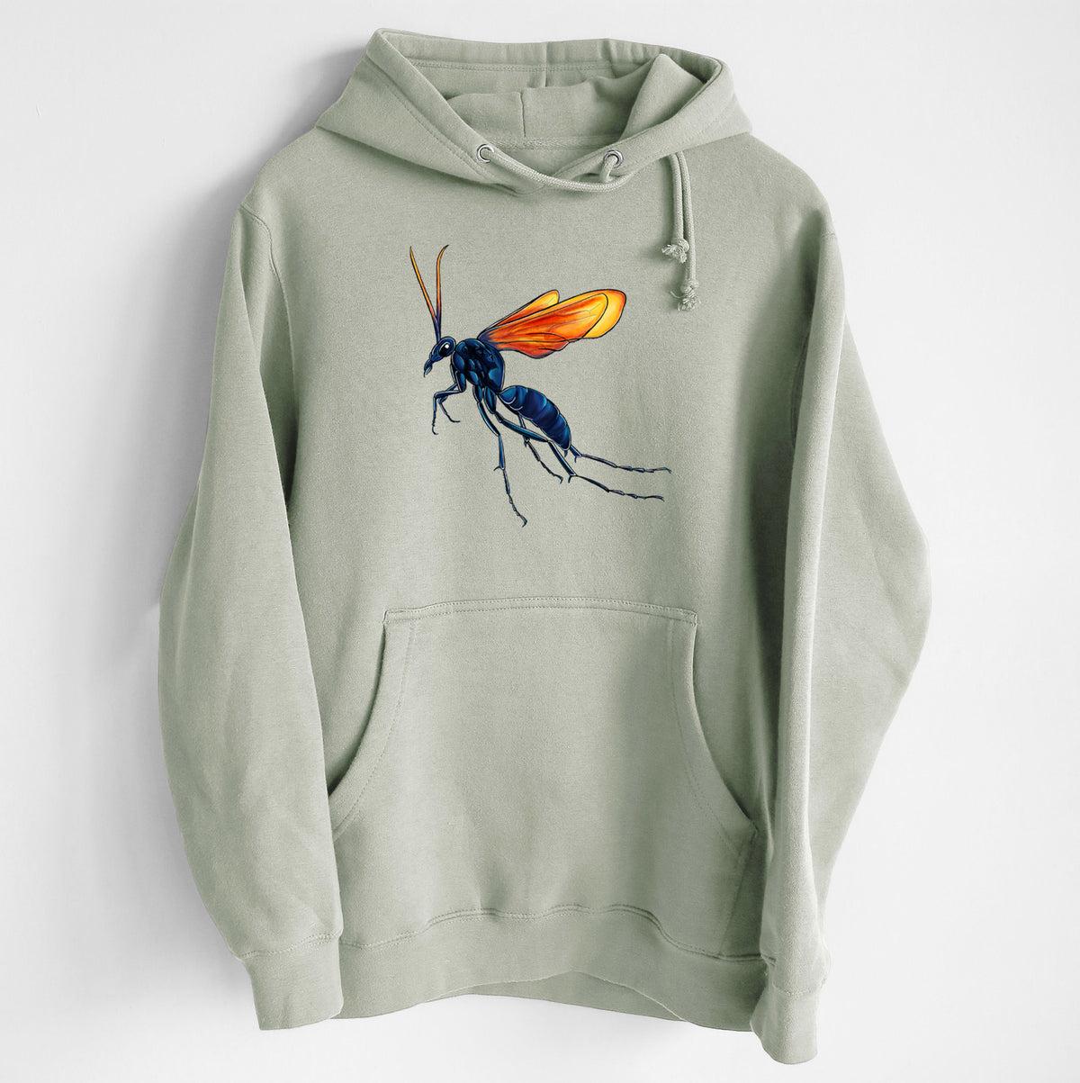 Tarantula Hawk Wasp - Pepsis grossa - Heavyweight Fleece Hoodie
