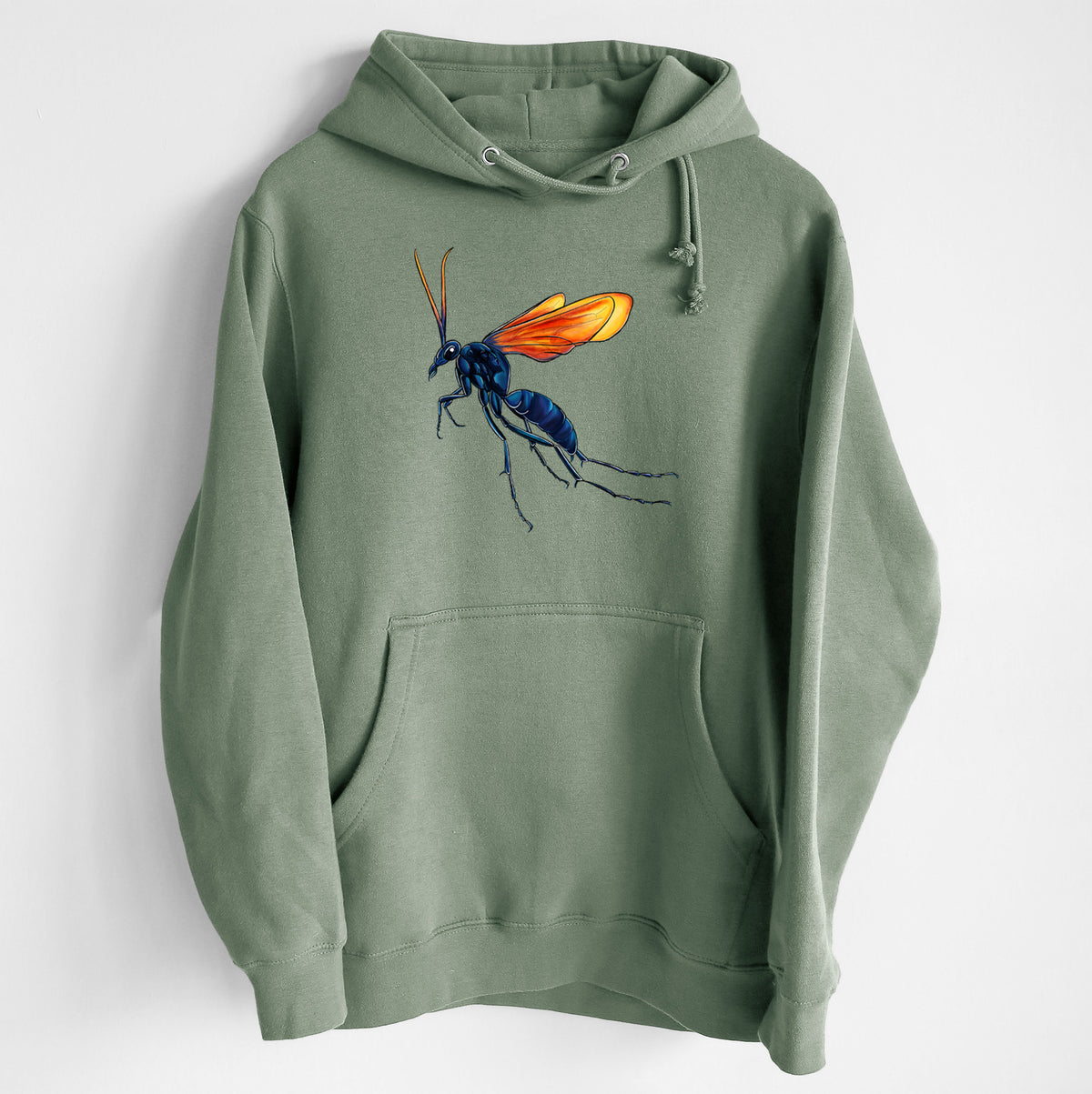 Tarantula Hawk Wasp - Pepsis grossa - Heavyweight Fleece Hoodie