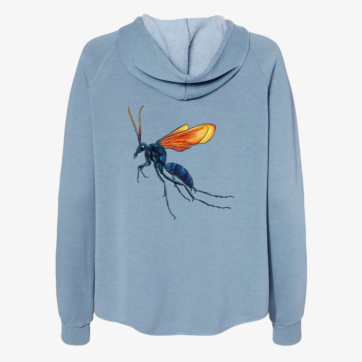 Tarantula Hawk Wasp - Pepsis grossa - Women&#39;s Cali Wave Zip-Up Sweatshirt