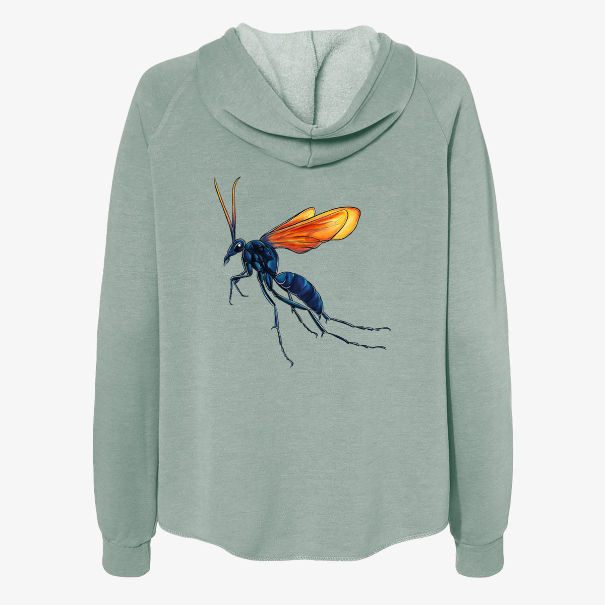 Tarantula Hawk Wasp - Pepsis grossa - Women&#39;s Cali Wave Zip-Up Sweatshirt
