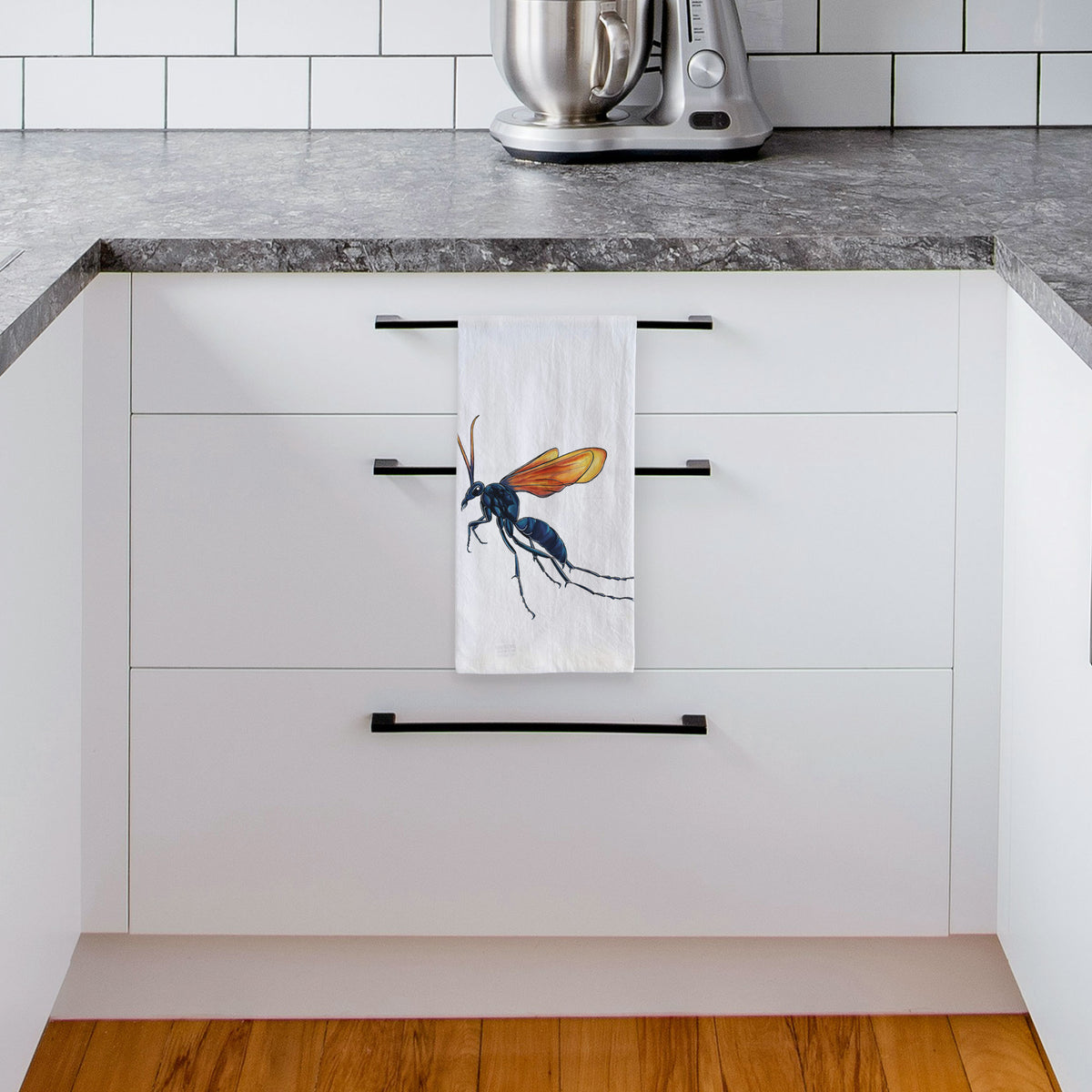 Tarantula Hawk Wasp - Pepsis grossa Tea Towel
