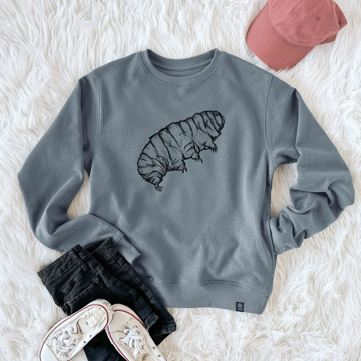 Tardigrade - Tardigrada  - Unisex Reclaimed Crewneck Sweatshirt