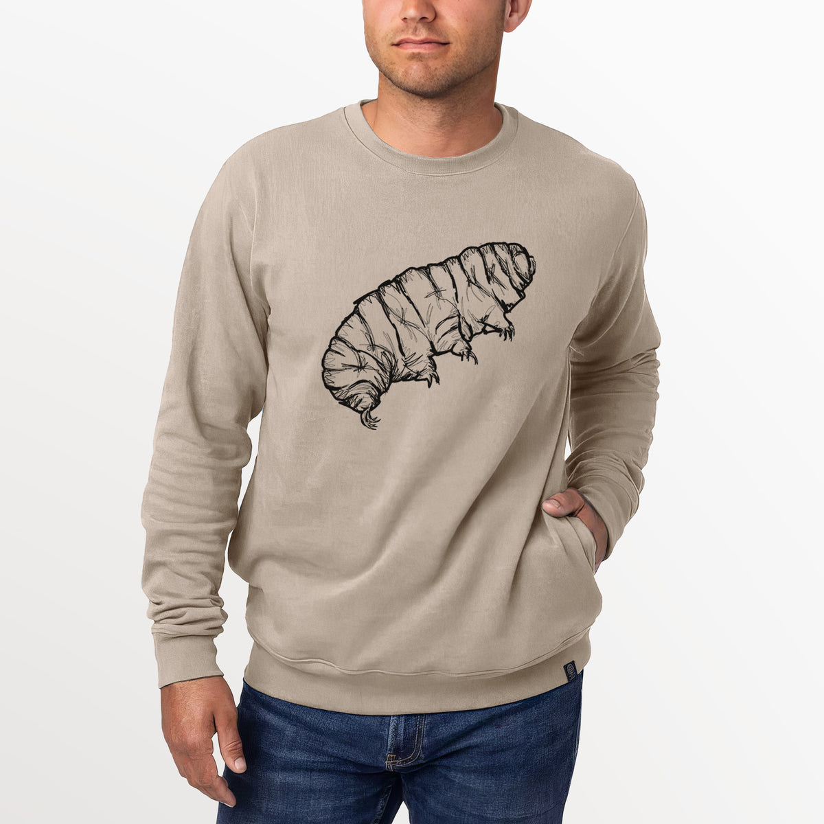 Tardigrade - Tardigrada  - Unisex Reclaimed Crewneck Sweatshirt