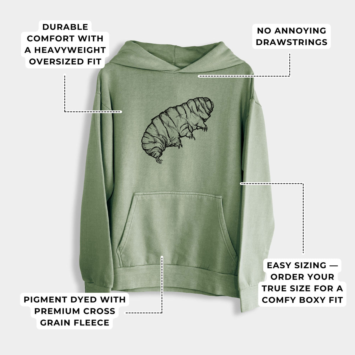 Tardigrade - Tardigrada  - Urban Heavyweight Hoodie