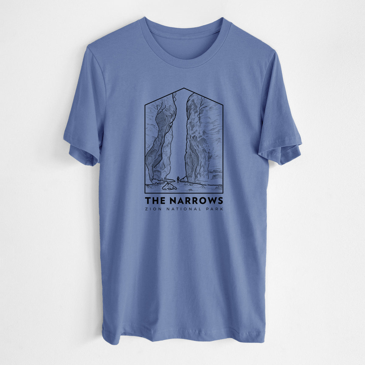 The Narrows - Zion National Park - Lightweight 100% Cotton Unisex Crewneck