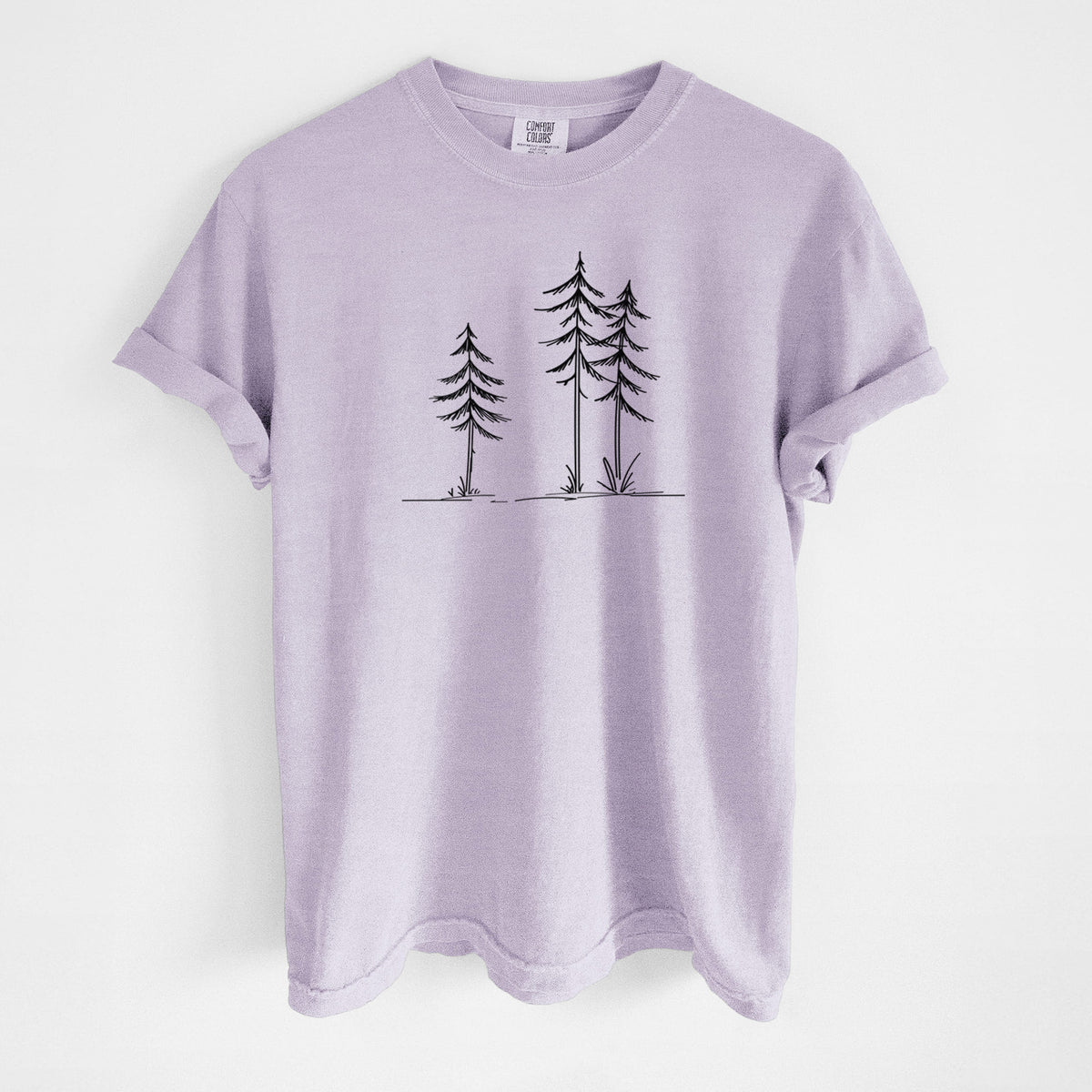 Three Pines - Unisex Comfort Colors Garment-Dyed Heavyweight T-shirt in Orchid