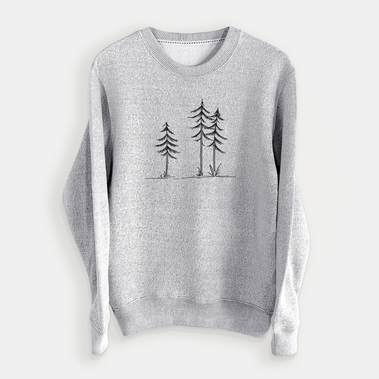 Three Pines - Knit Sweatshirt in Salt & Pepper