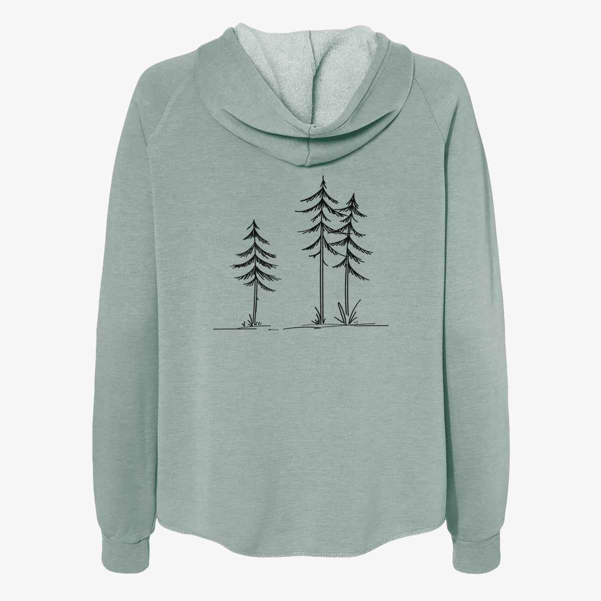 Three Pines - Women's Cali Wave Zip-Up Sweatshirt in Sage