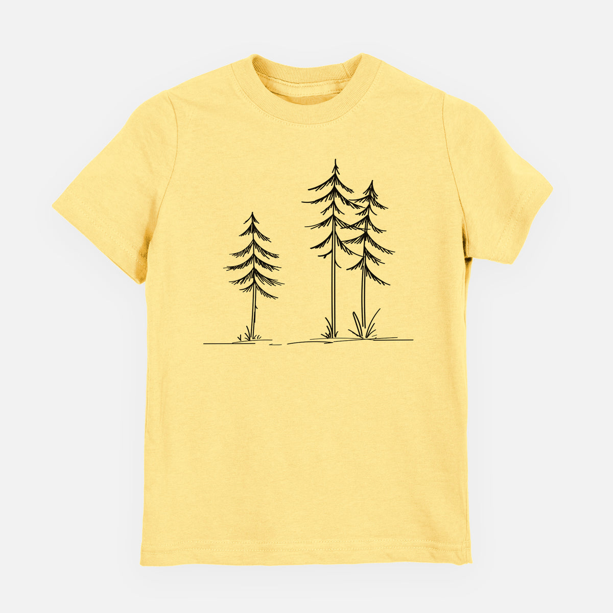 Three Pines - Toddler/Youth Shirt in Butter