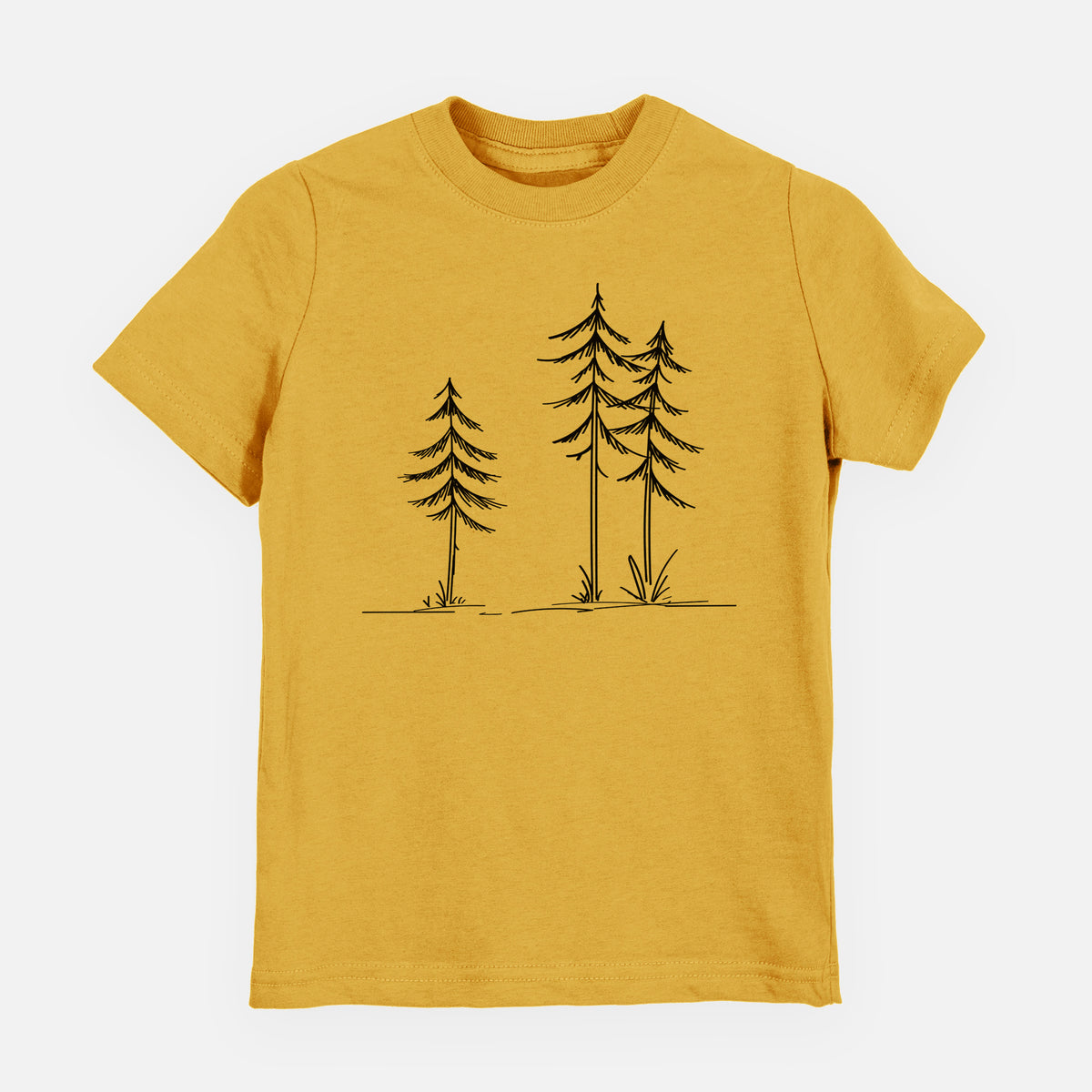 Three Pines - Toddler/Youth Shirt in Honeycomb