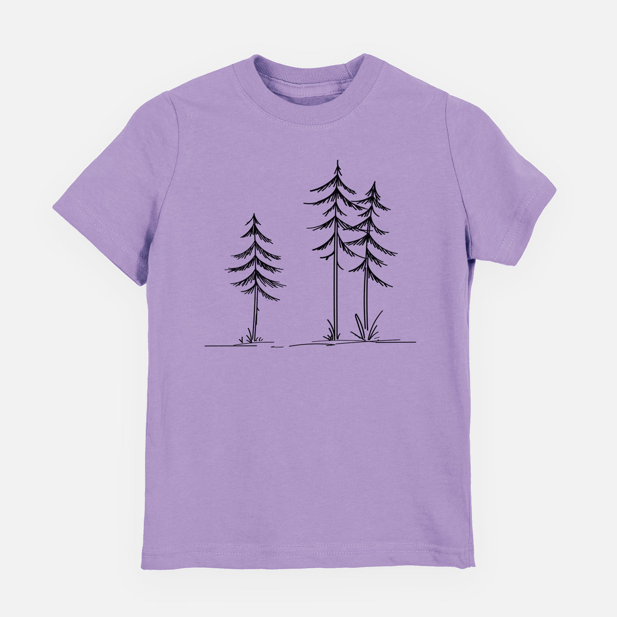 Three Pines - Toddler/Youth Shirt in Lavender