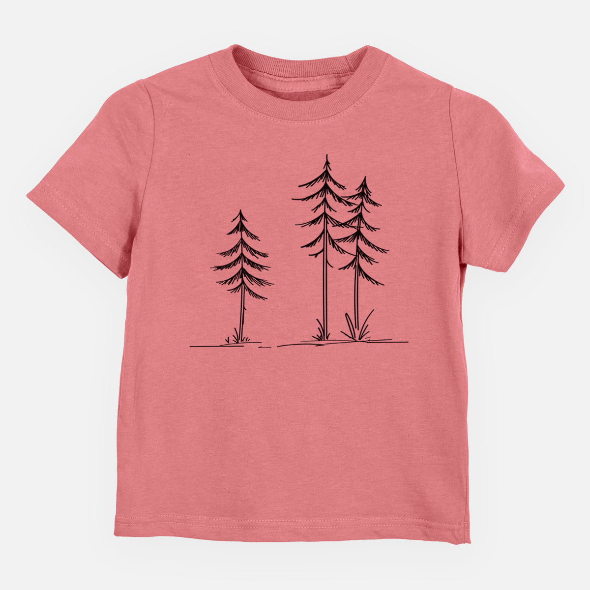 Three Pines - Toddler/Youth Shirt in Mauve
