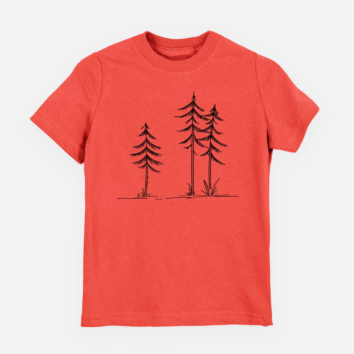 Three Pines - Toddler/Youth Shirt in Passionfruit