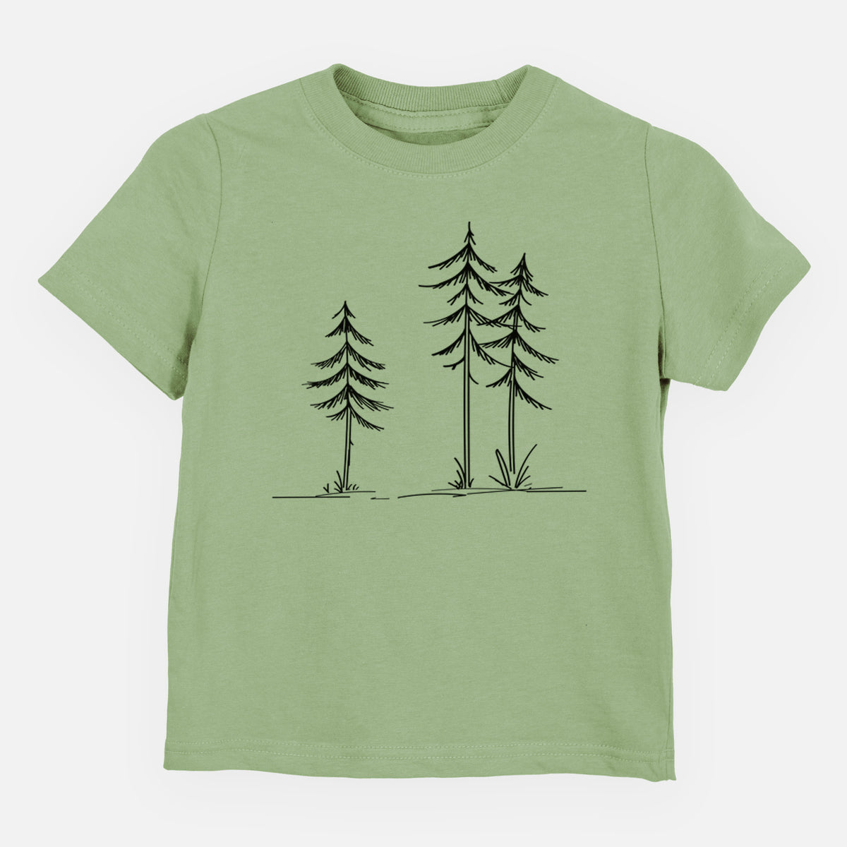 Three Pines - Toddler/Youth Shirt in Sage